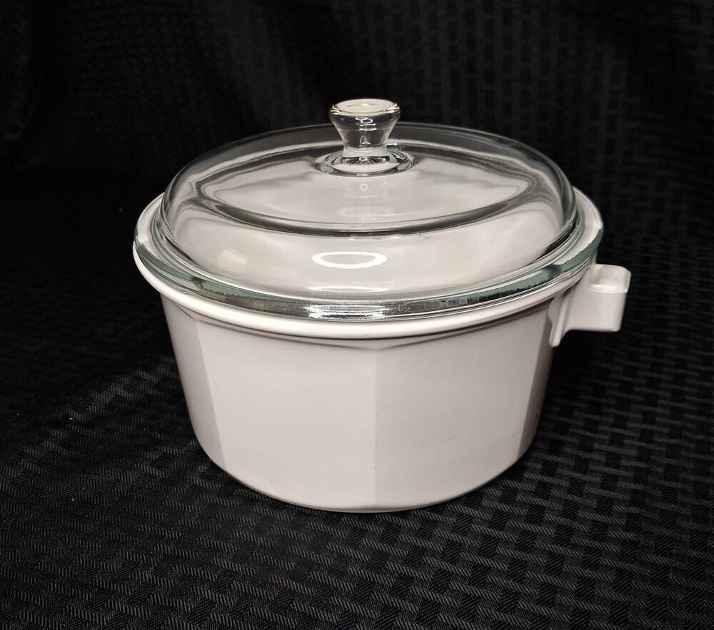 Princess House Nouveau 2 Qt Casserole Saucepan with Glass Lid - Made in France